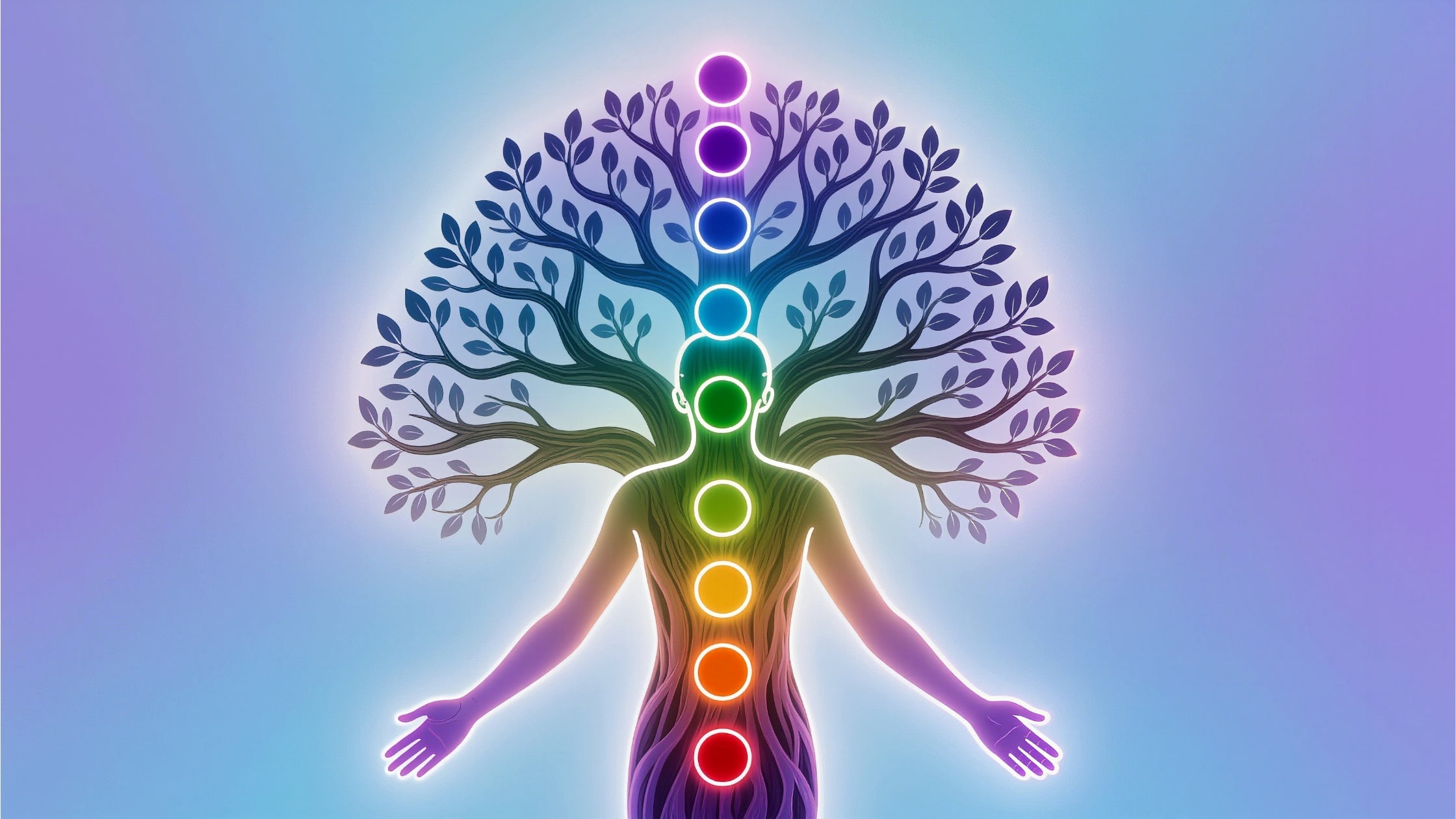 Aligning Your Energy: A Psychic's Essential 7-Day Spiritual Detox with a vibrant chakra illustration.