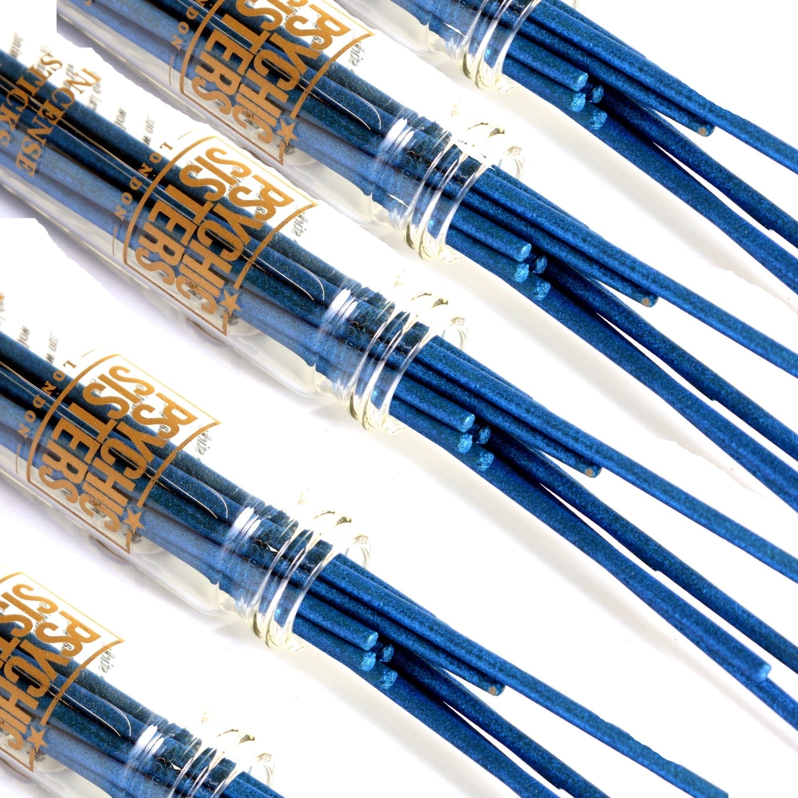 Sleep Well Incense sticks in reusable glass tube, handmade with pure chamomile and lavender essential oils.