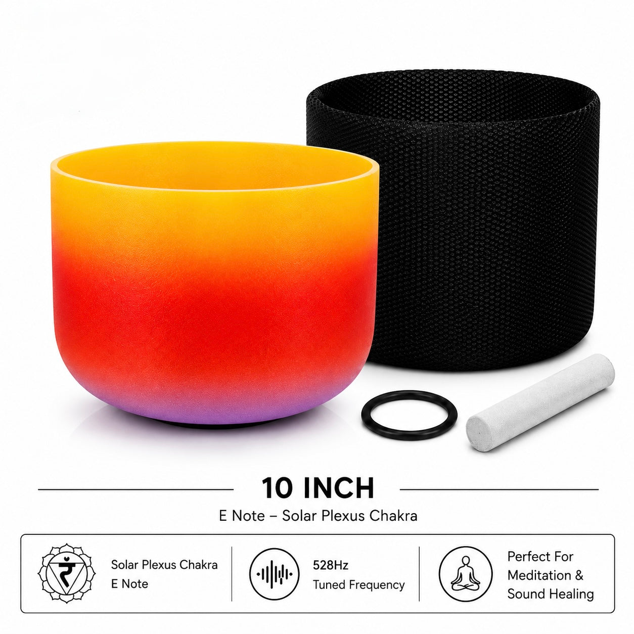 Rainbow Crystal Singing Bowls
