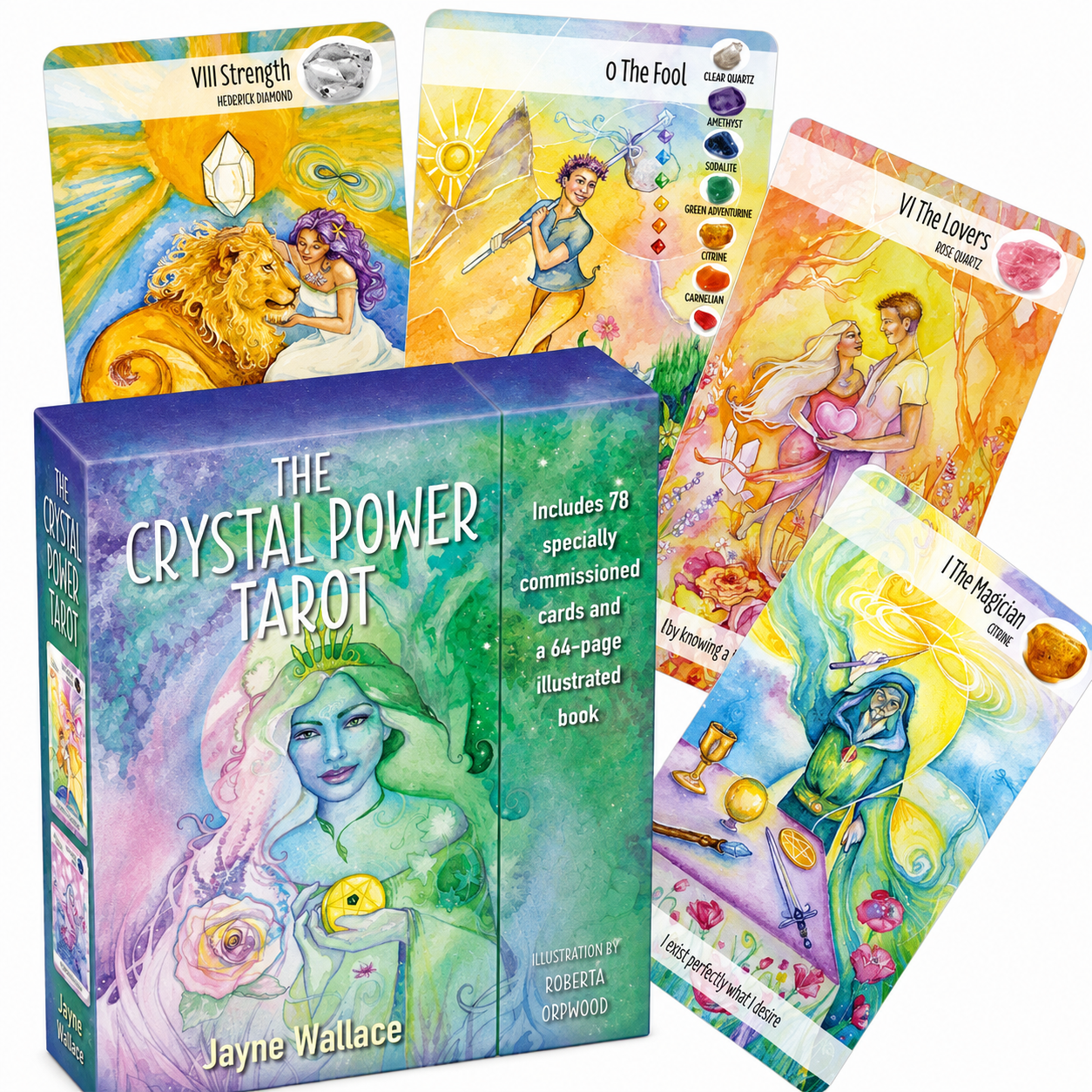 The Crystal Power Tarot By Jayne Wallace