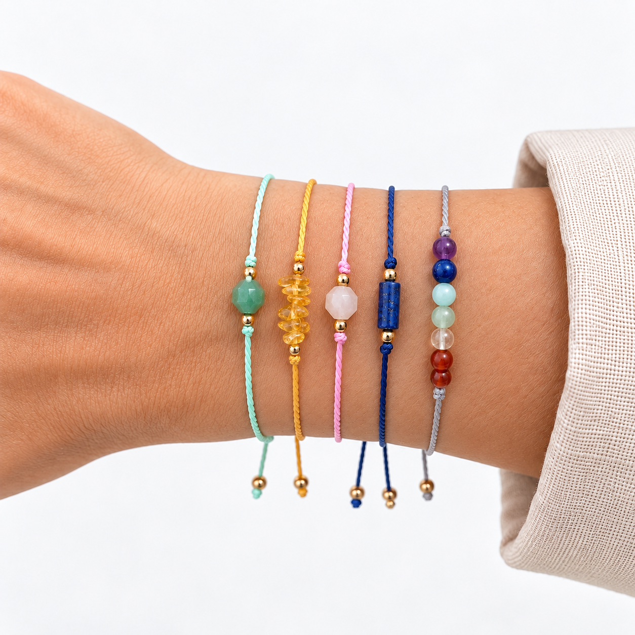 PRODUCT OF THE WEEK - 4 Assorted Crystal Bracelet Set