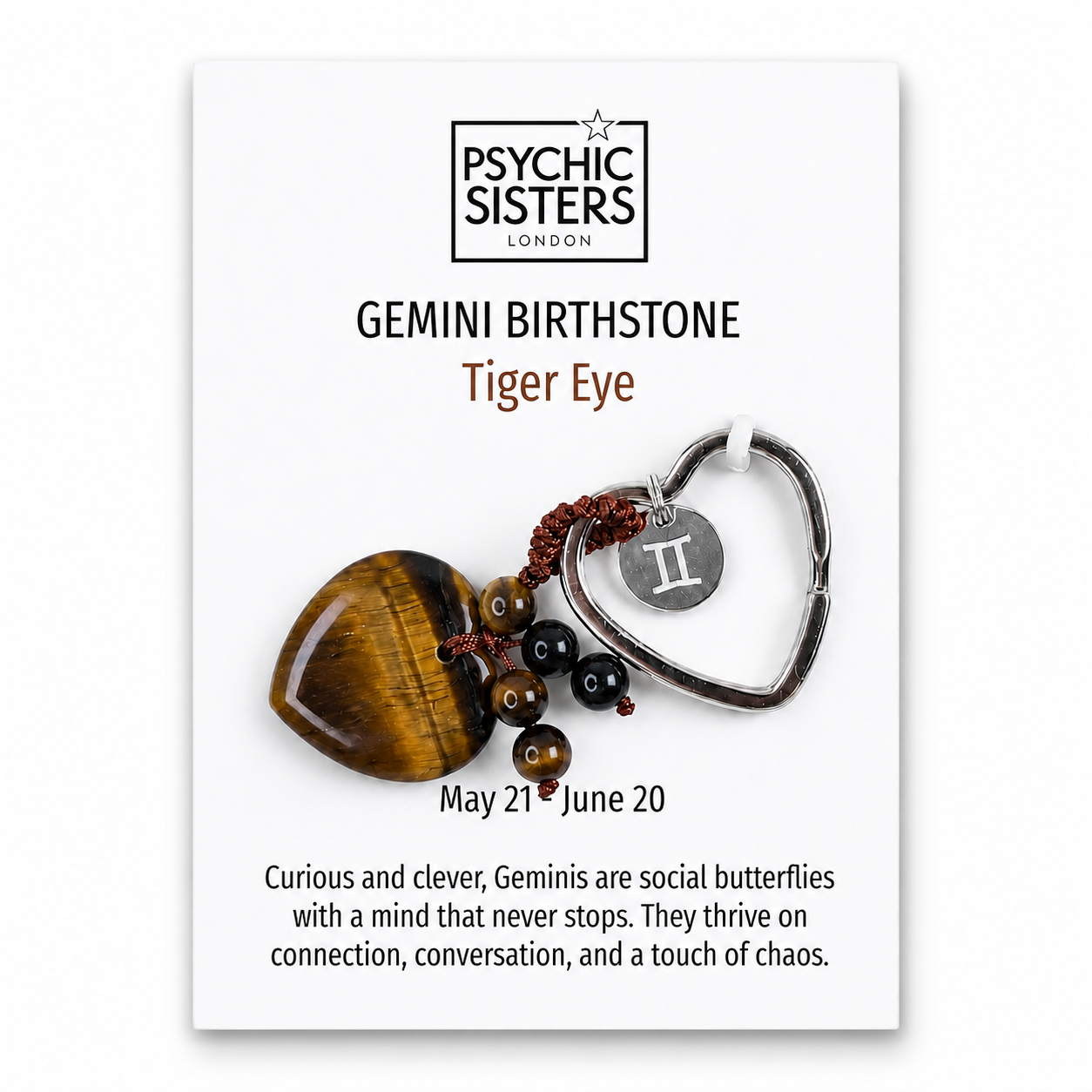 Zodiac Crystal Keyring Collection