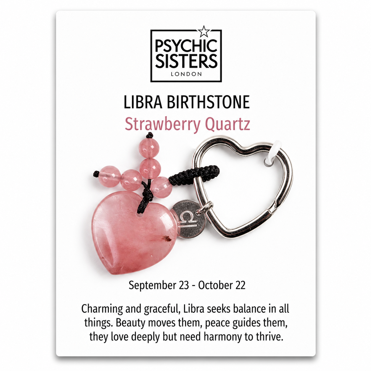 Zodiac Crystal Keyring Collection
