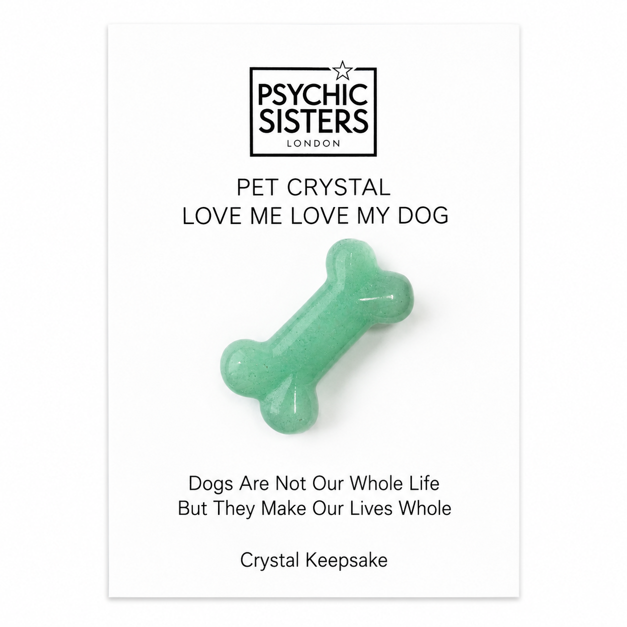 Gemstone Dog Bone Pocket Hug Set