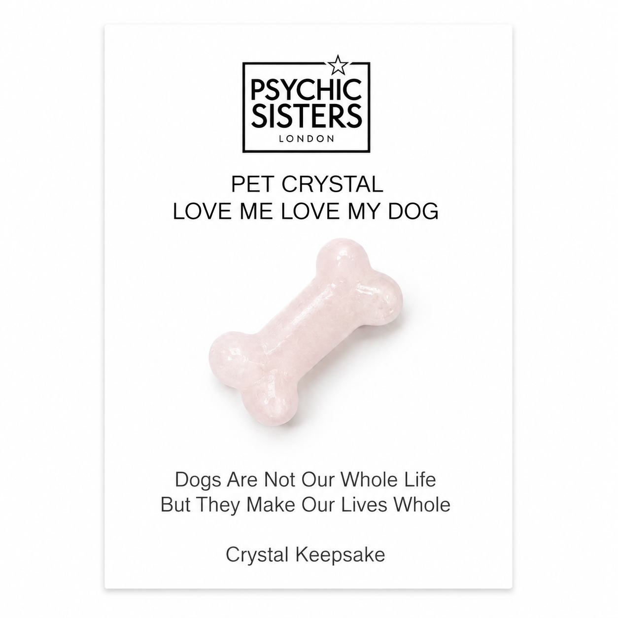 Gemstone Dog Bone Pocket Hug Set