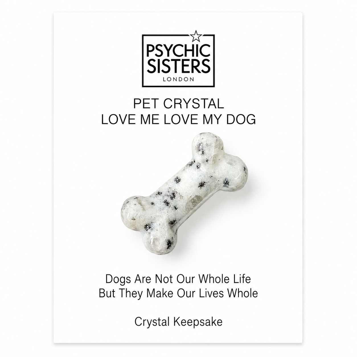 Gemstone Dog Bone Pocket Hug Set