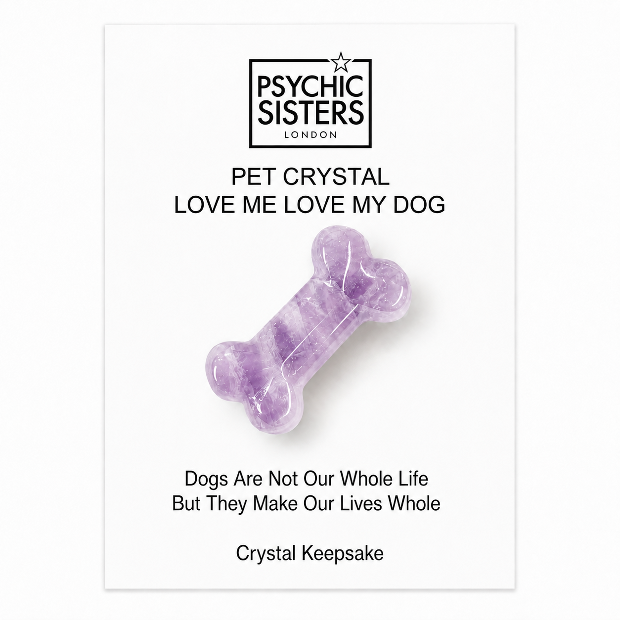 Gemstone Dog Bone Pocket Hug Set
