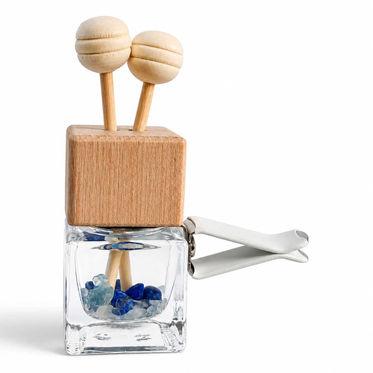 Gemstone Car Reed Diffuser 8ml | Crystal Car Air Freshener