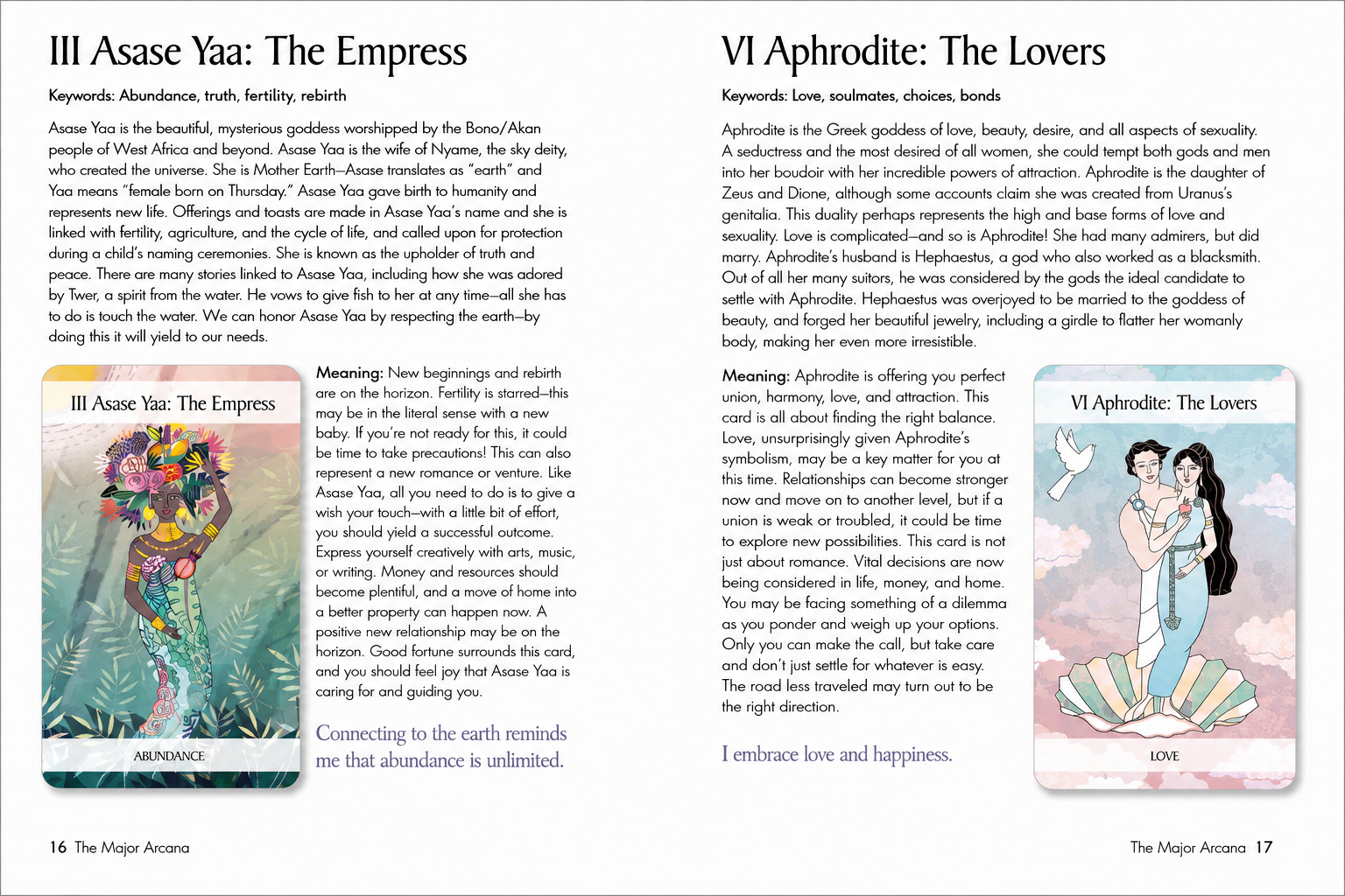 The Mythic Goddess Tarot By Jayne Wallace