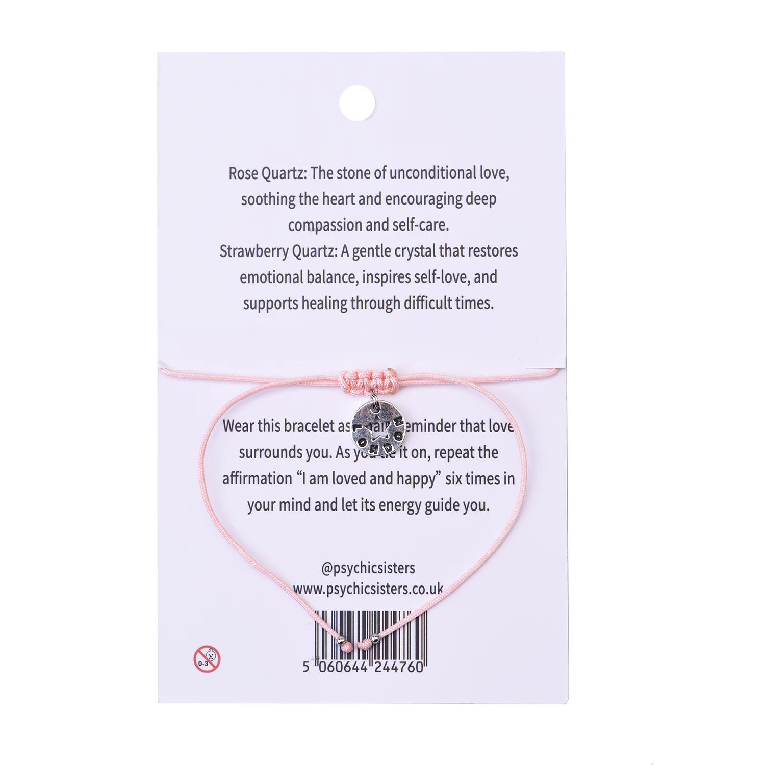 I Am Loved Hand-Chosen Crystal Bracelets