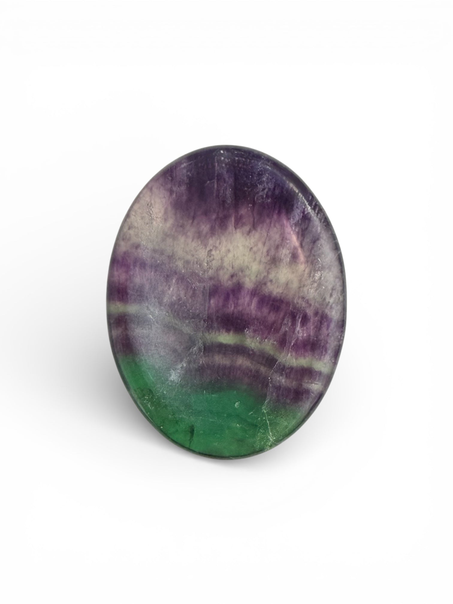 Fluorite Oval Worry Stone