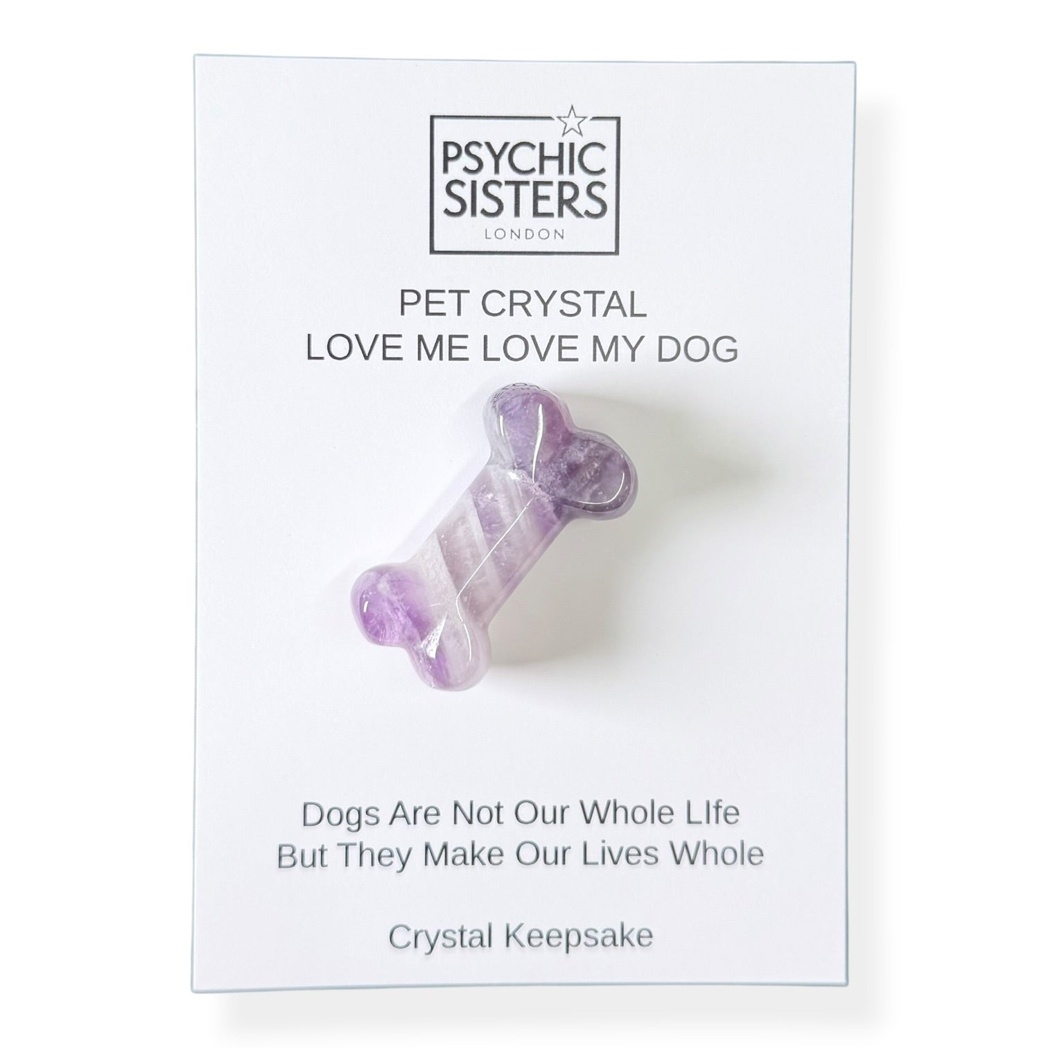 Gemstone Dog Bone Pocket Hug Set