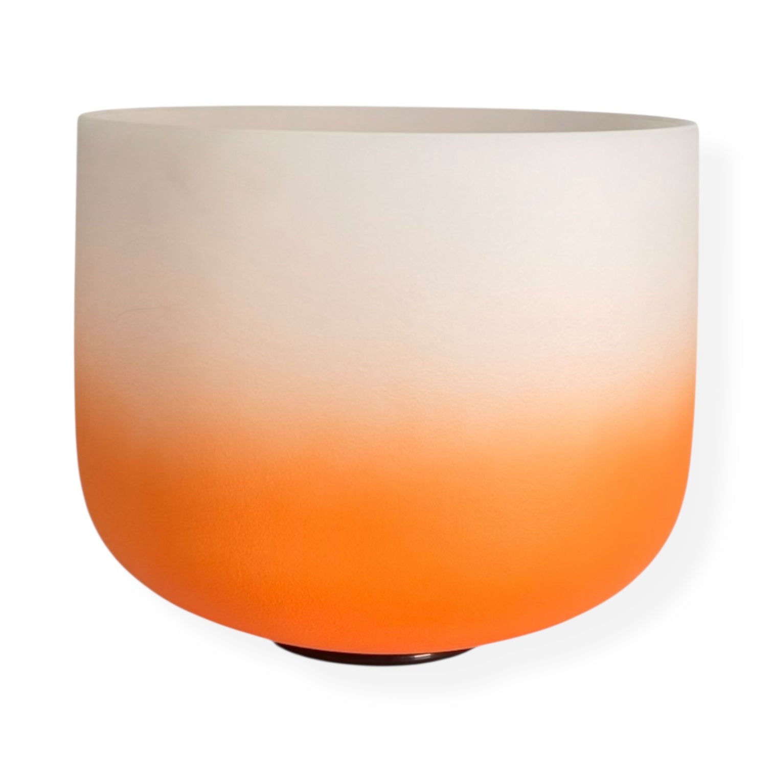 Orange 11” Crystal Singing Bowl