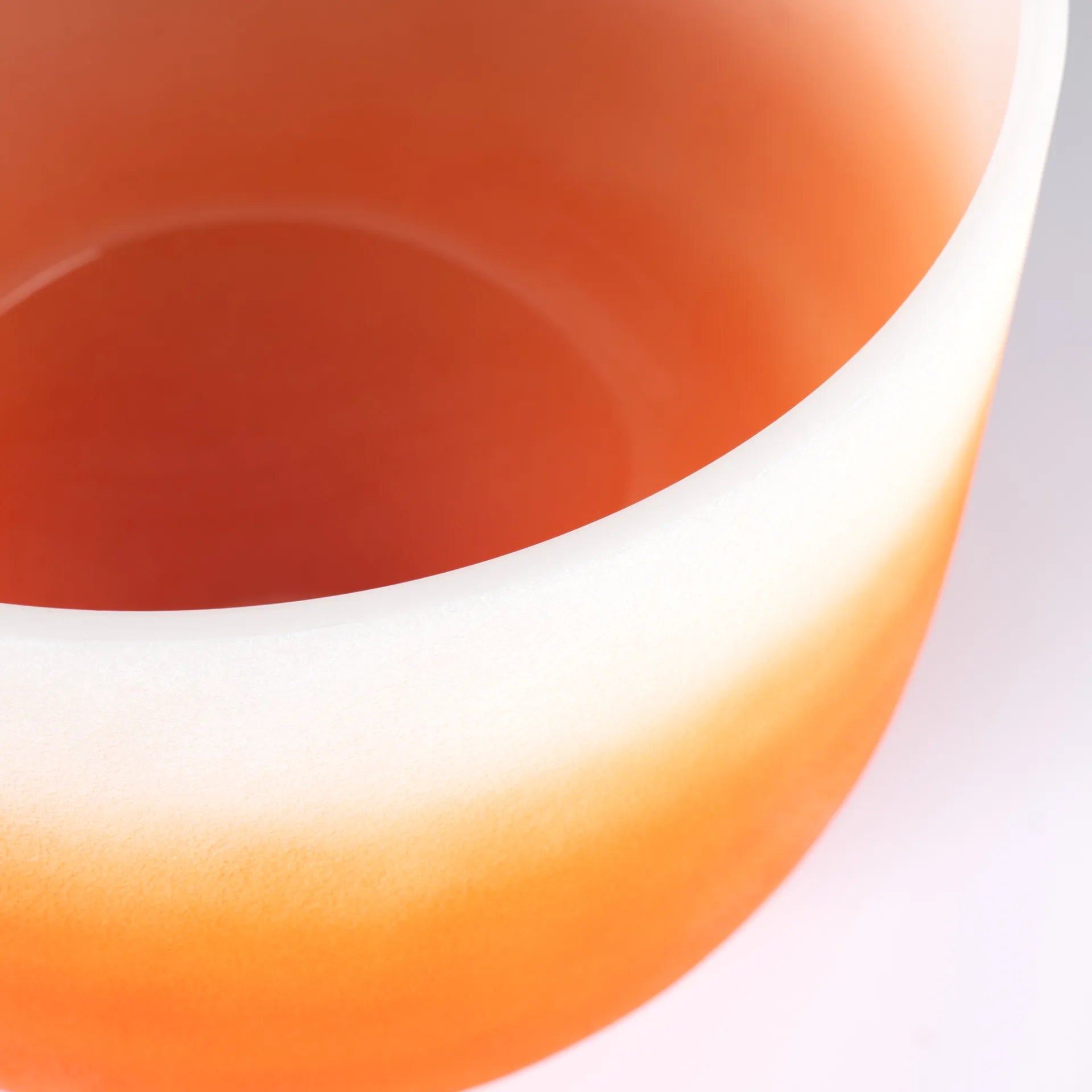 Orange 11” Crystal Singing Bowl