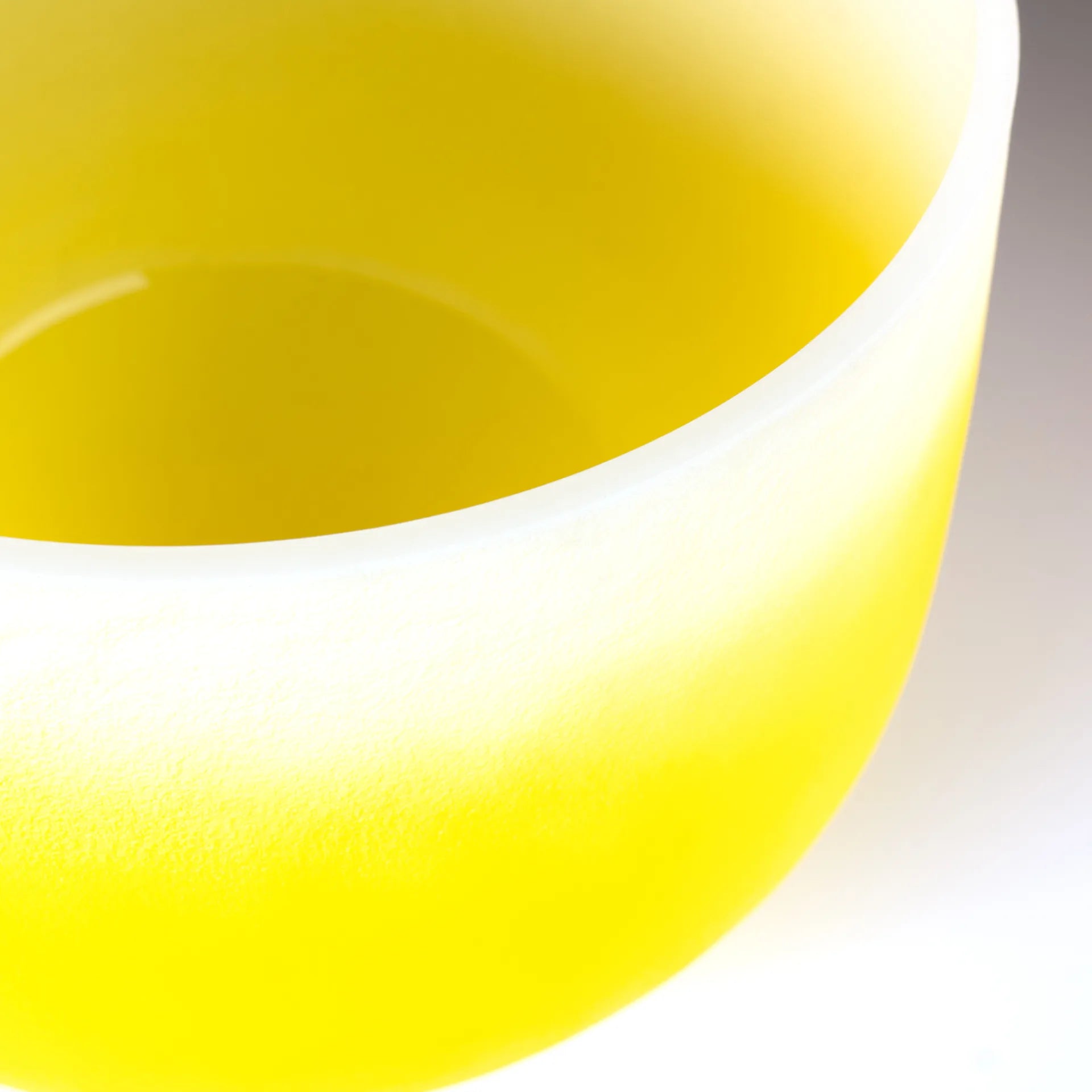 Yellow 10” Crystal Singing Bowl