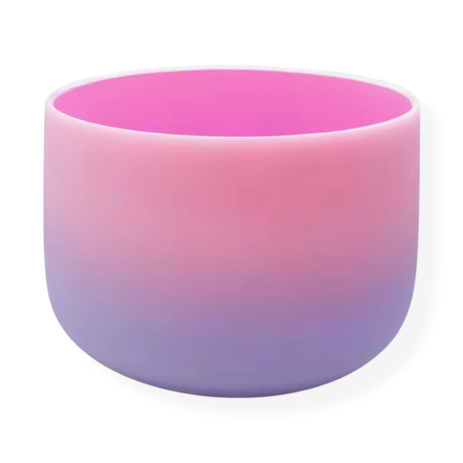 Purple & Rose 7” Crystal Singing Bowl