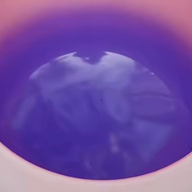 Purple & Rose 7” Crystal Singing Bowl