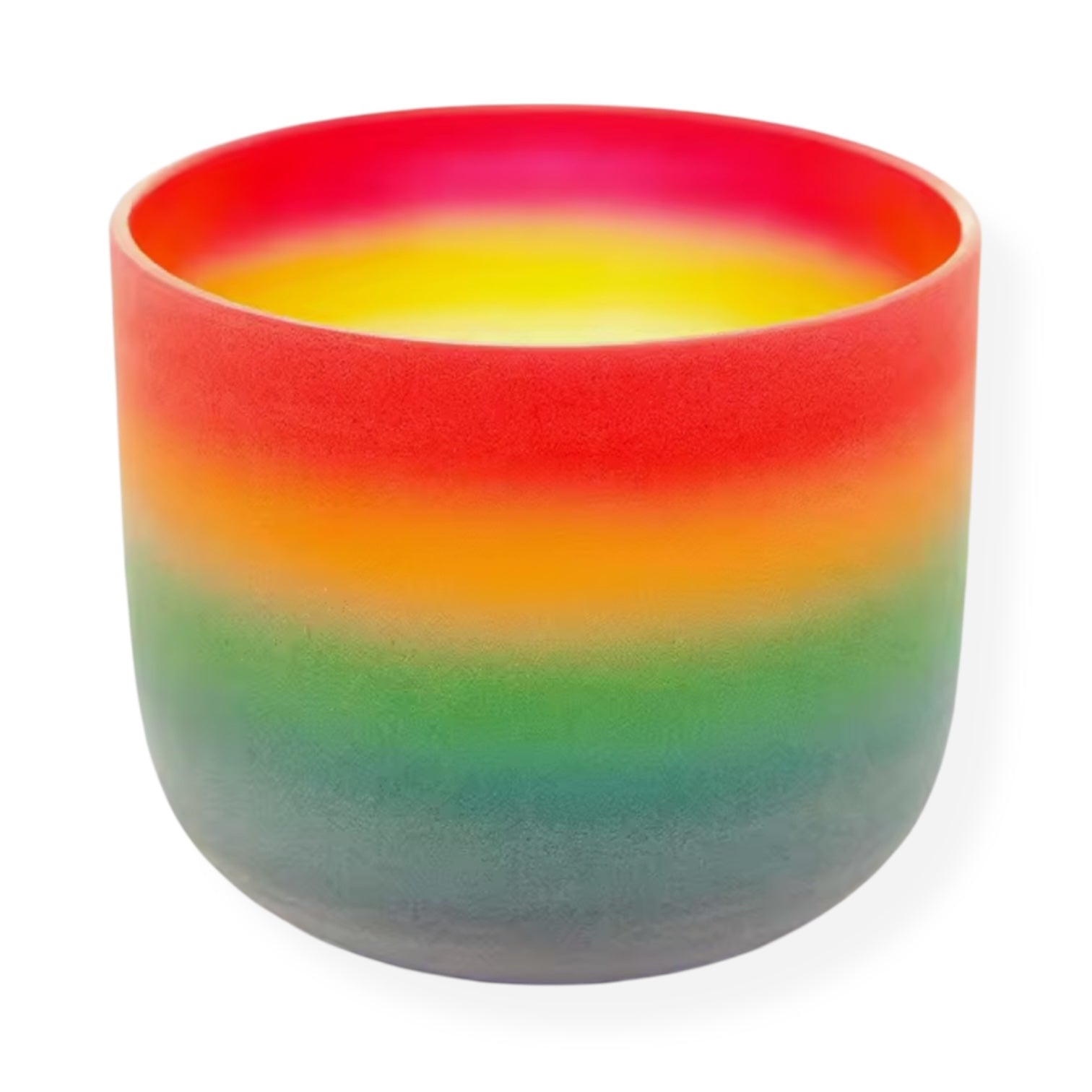 Chakra Rainbow Quartz 8” Crystal Singing Bowl