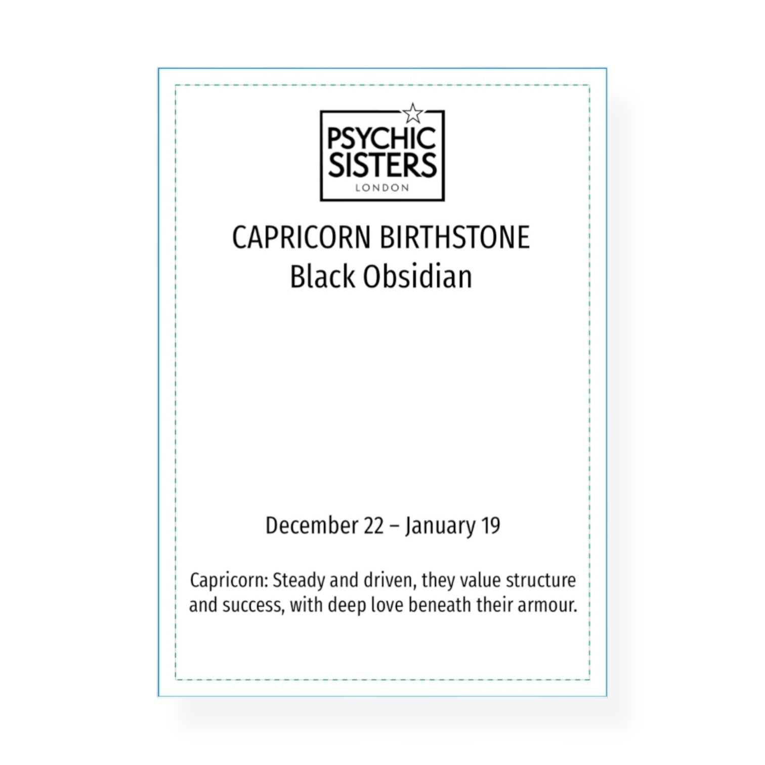 Capricorn Birthstone Bracelet (December 22 – January 19)