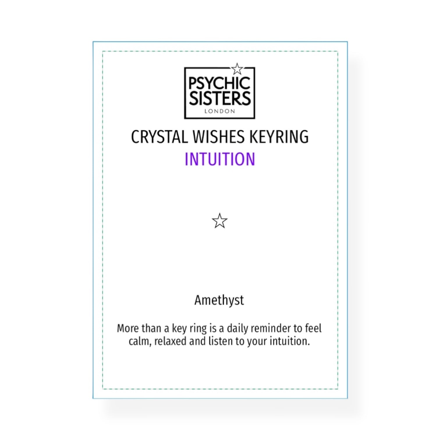 Amethyst Keyring