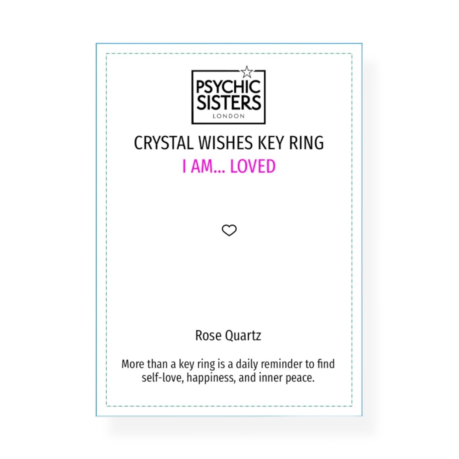 Rose Quartz Keyring