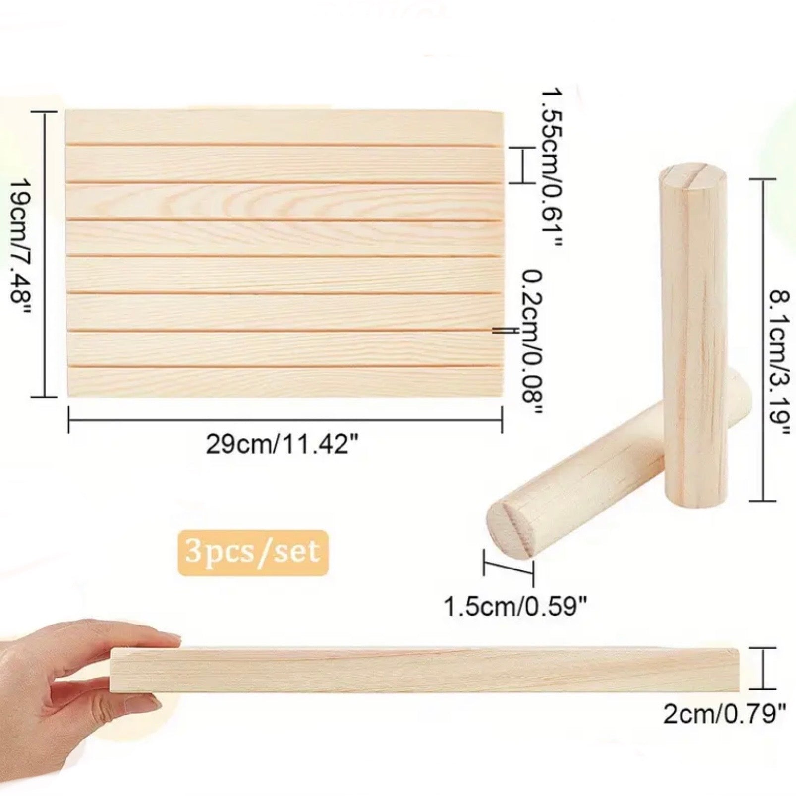 Zodiac Key Chain & Bracelets Wooden Retail Display Set