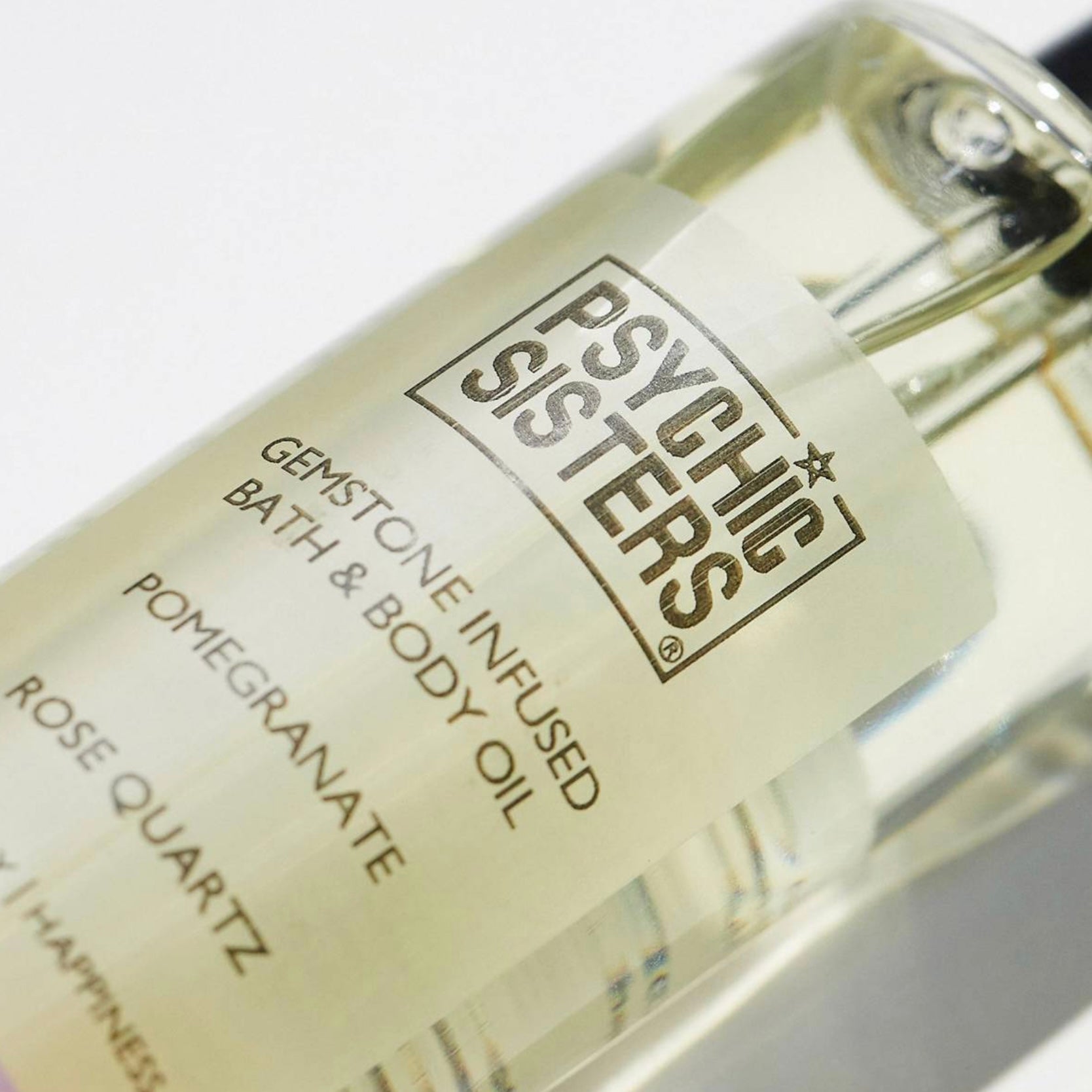 Psychic Sisters rose quartz bath and body oil