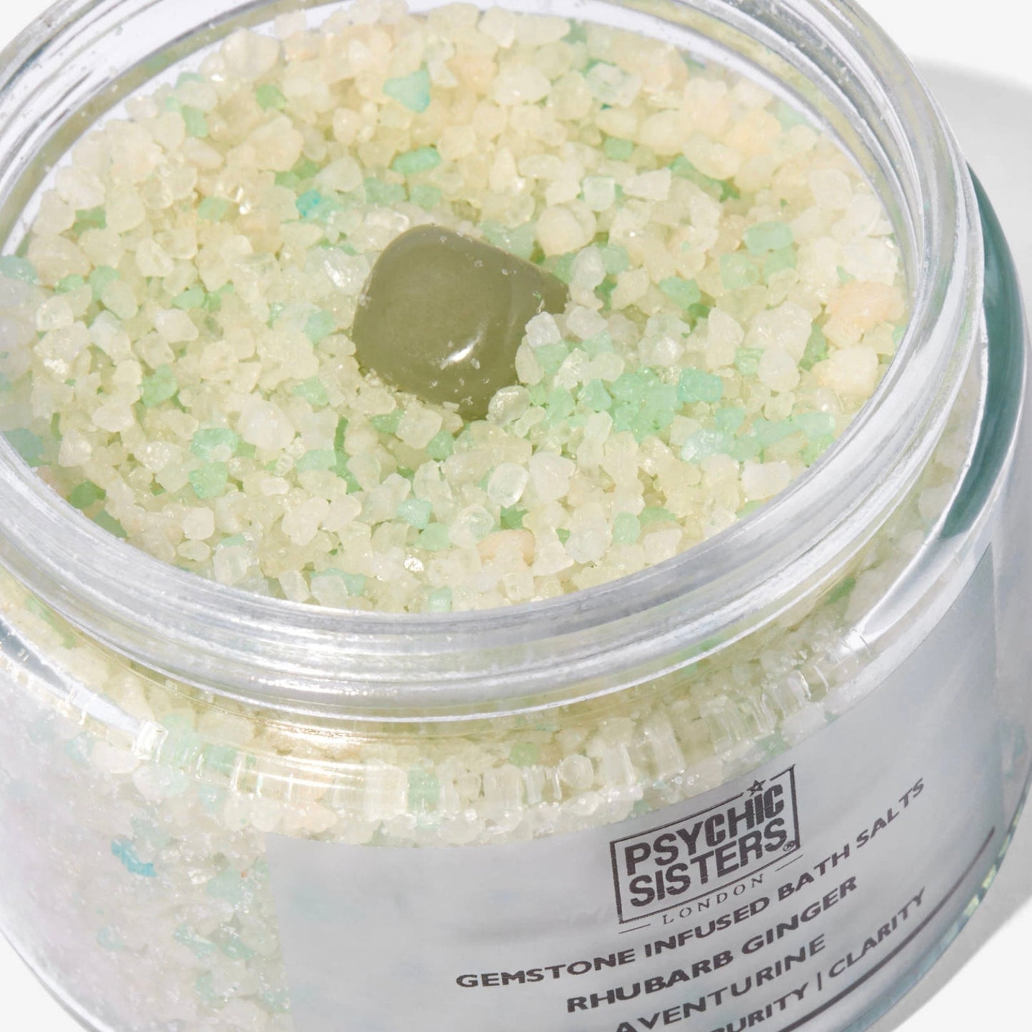 Psychic Sisters aventurine bath salts