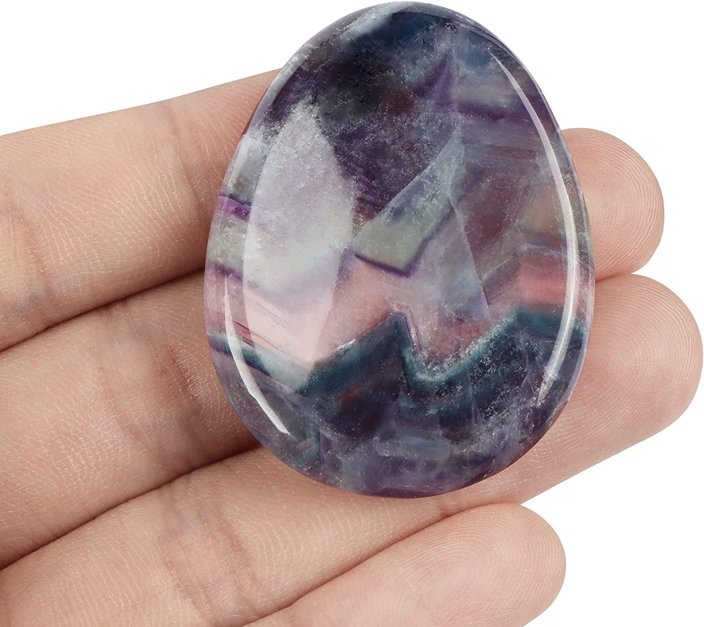 Fluorite Worry Stone