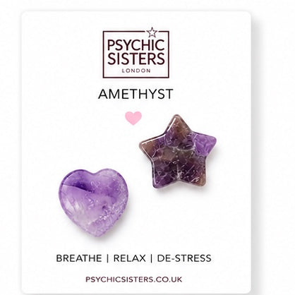 Psychic Sisters Gemstone Pocket Heart And Star