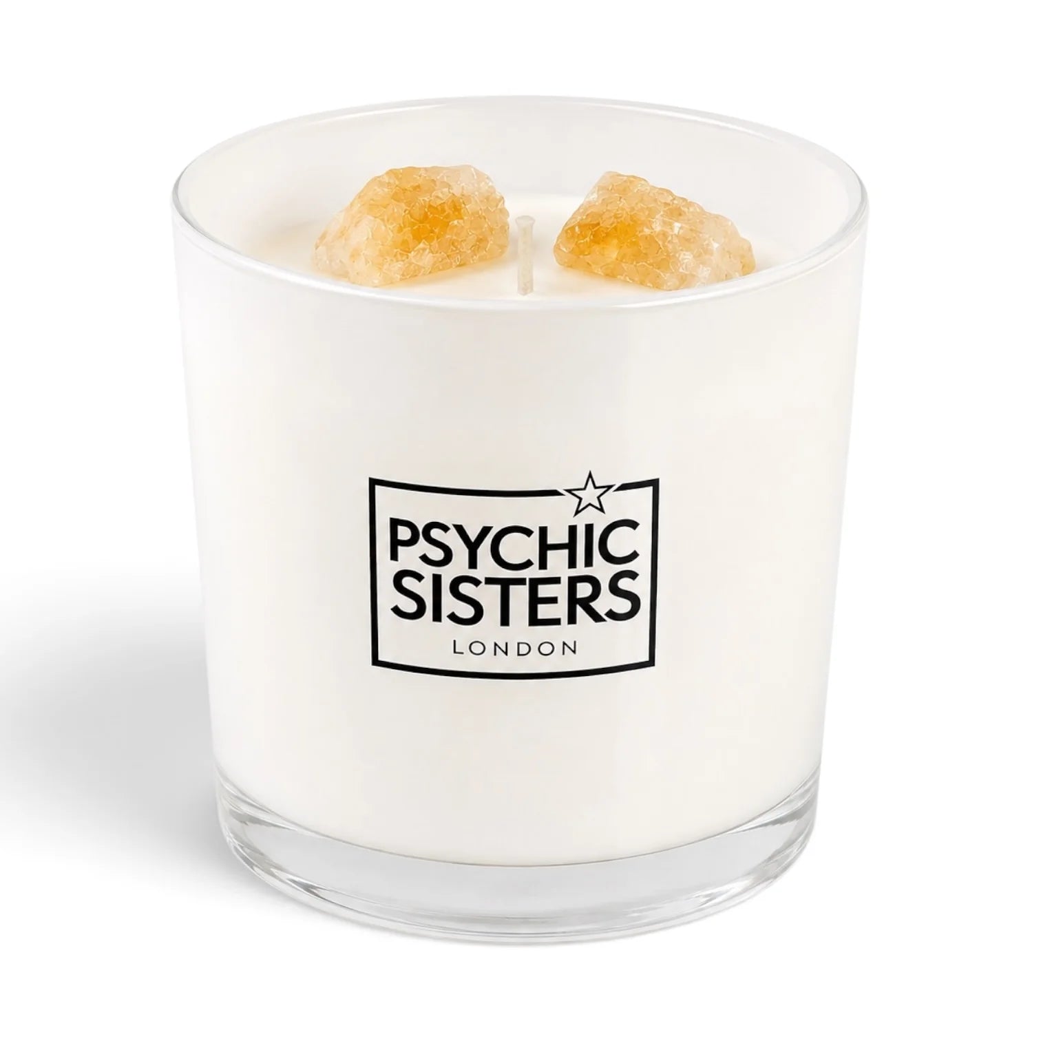 Crystal Candle with Natural Gemstones – 130g