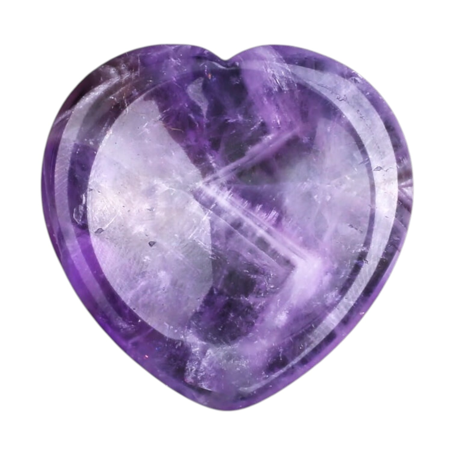 Crystal Heart Worry Stone