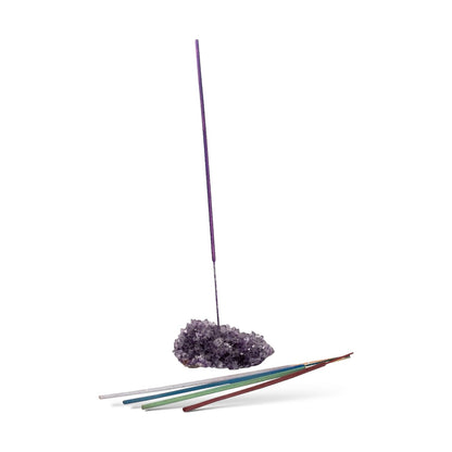 Amethyst Incense Holder Set