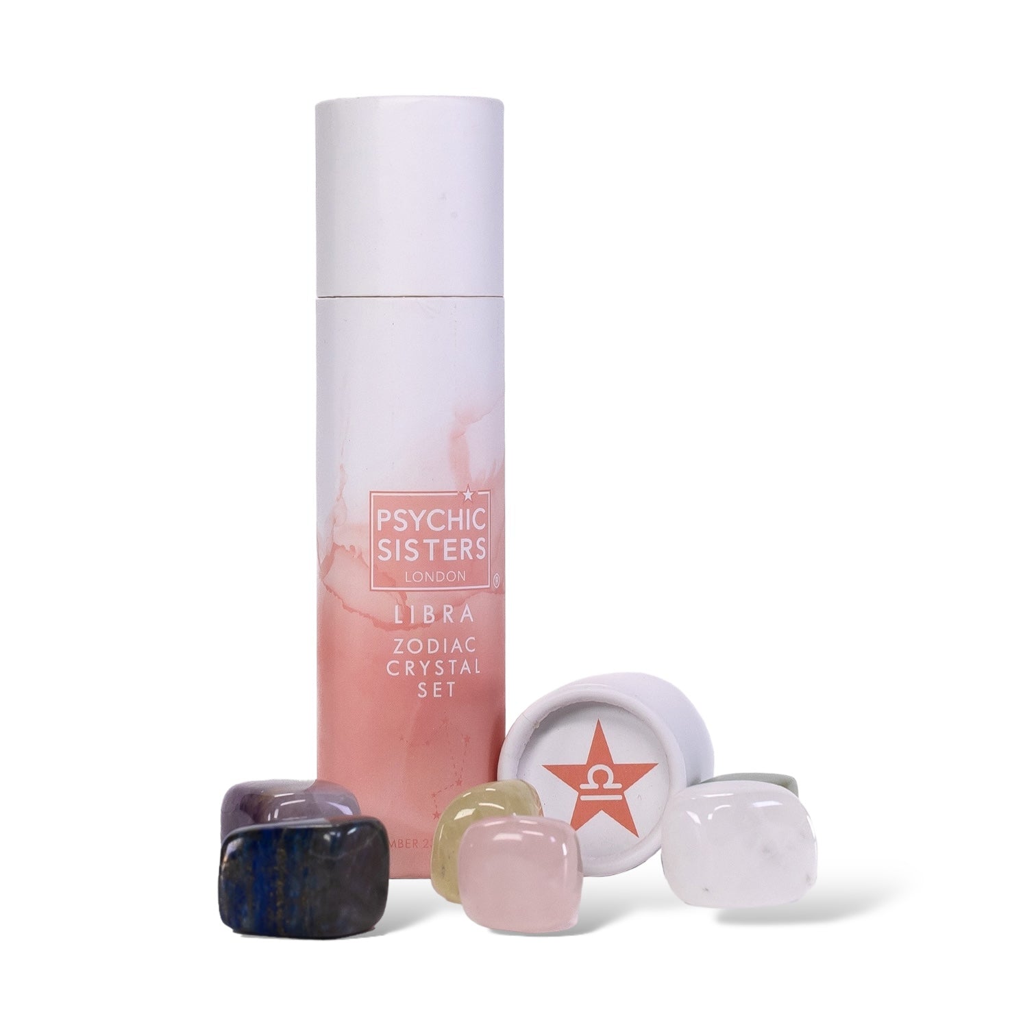 Libra Crystal Set (September 23 - October 22) with crystals for balance and harmony by Psychic Sisters.