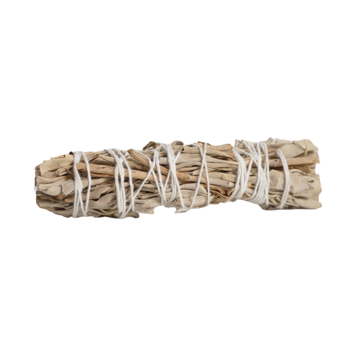 Sage And Palo Santo Ritual Set, featuring a bundle of dried sage wrapped with string.
