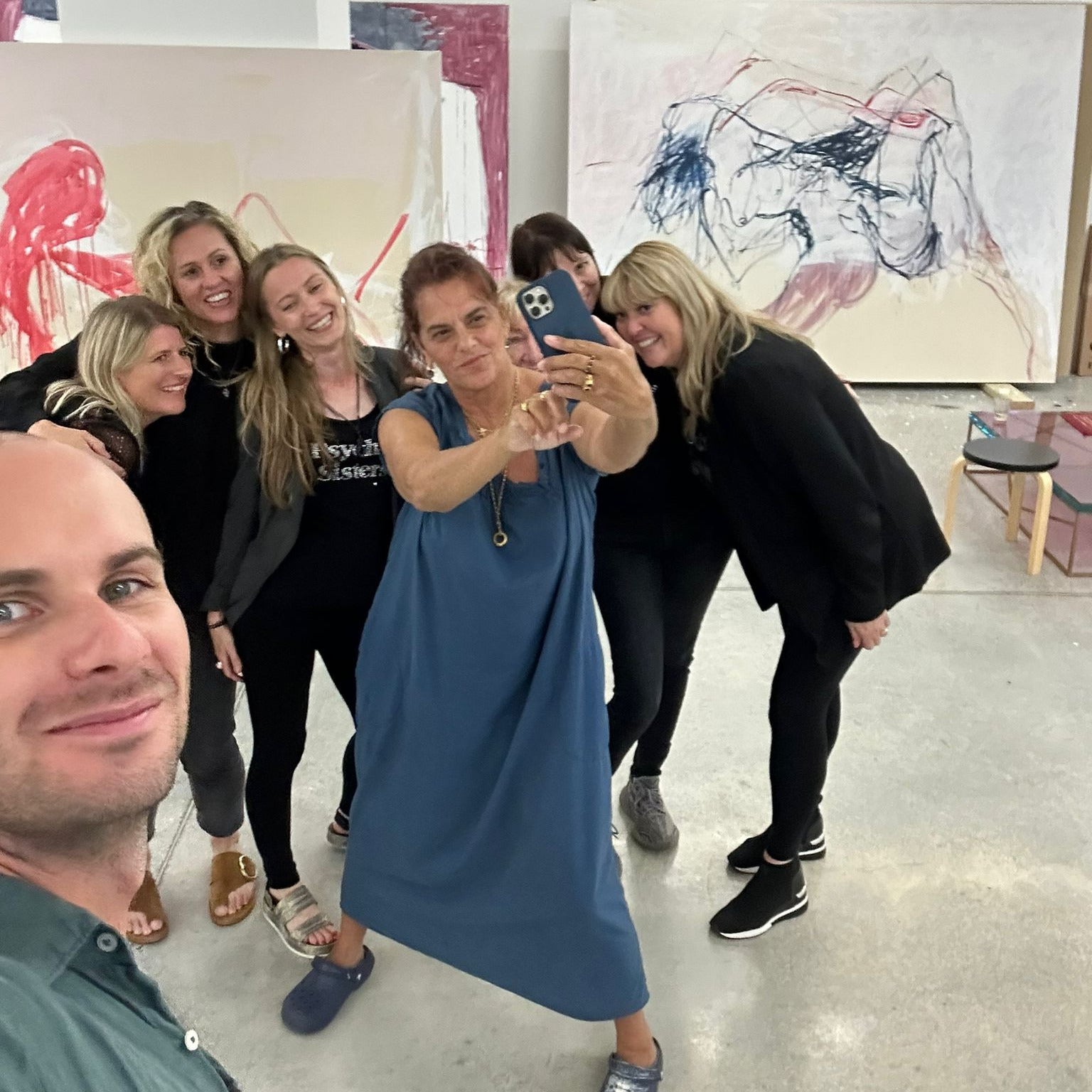 Tracy Emin Tarot Card Reading event Psychic Sisters Selfridges 
