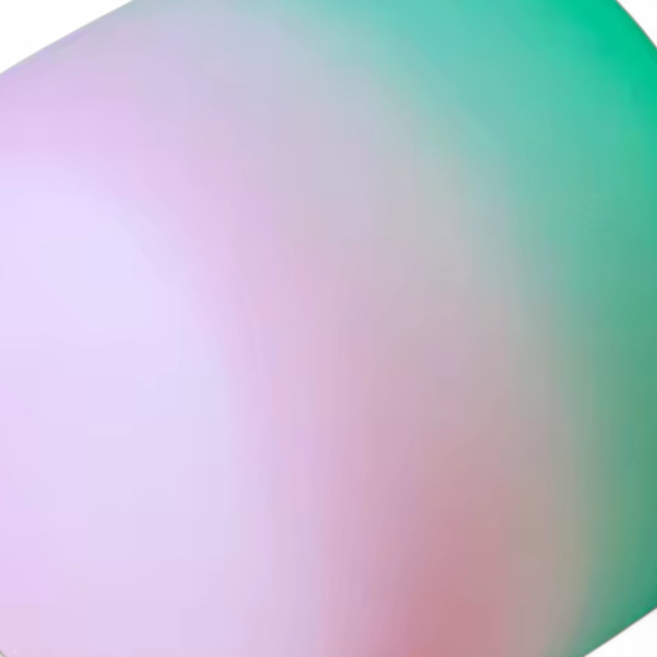 Green-to-Pink Rainbow Crystal Singing Bowl designed for healing and sound therapy.