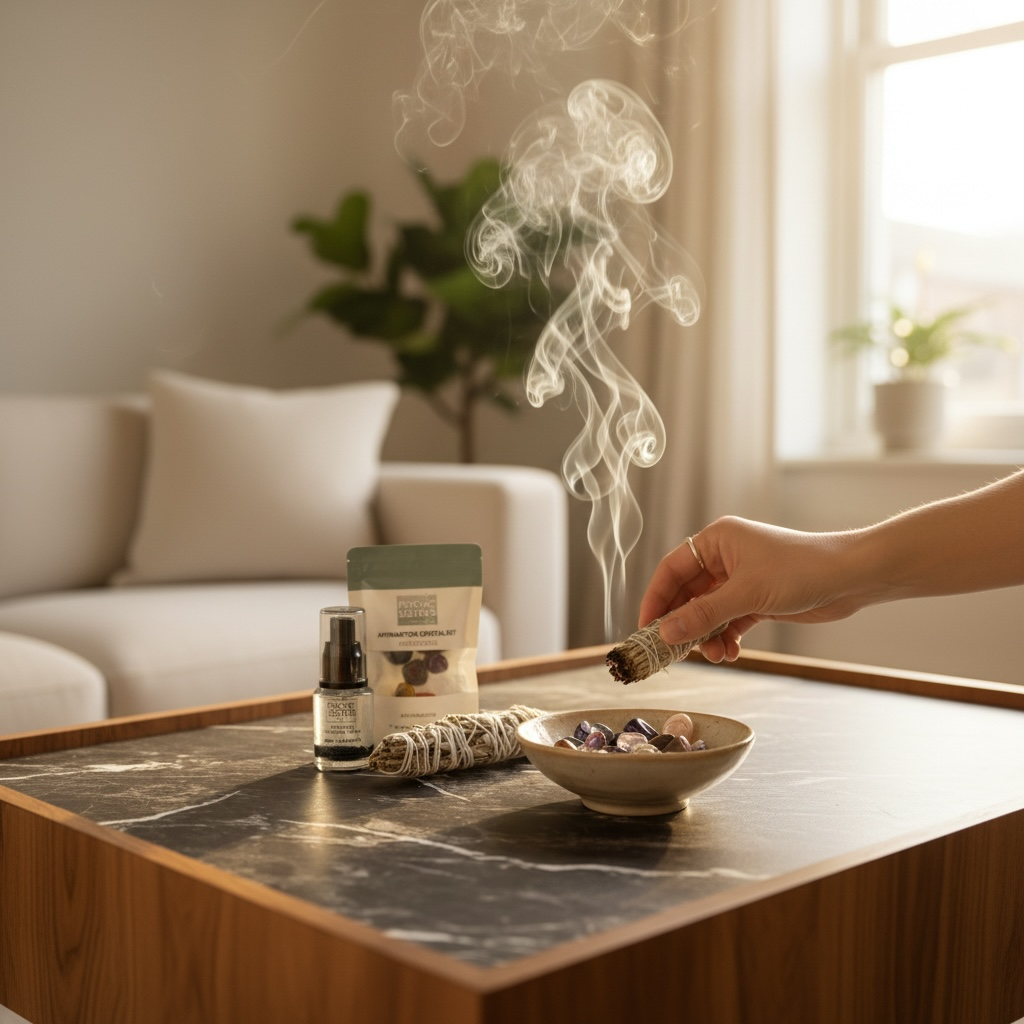 Step into the new season with clarity, renewal and fresh energy. Our April Gift Box has been thoughtfully curated to cleanse your space, reset your energy and invite protection and positivity.