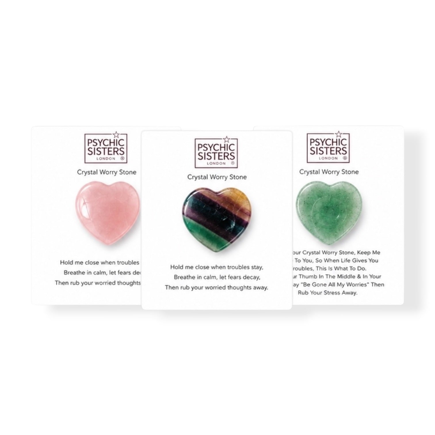 Psychic Sisters Crystal Worry Stones