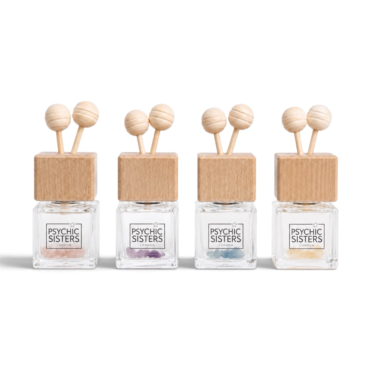 Gemstone Car Reed Diffuser 8ml | Crystal Car Air Freshener